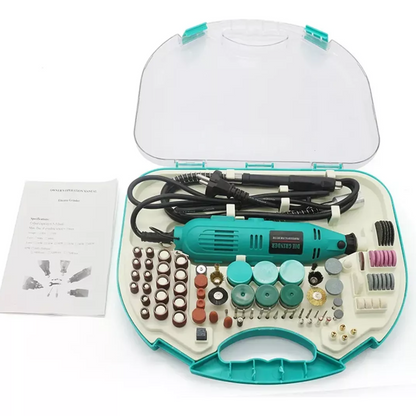 Kit caja 211 pcs torno mandril tipo Dremel
