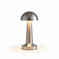 Lámpara Led Mesa Mushroom Gris 9x23 cm