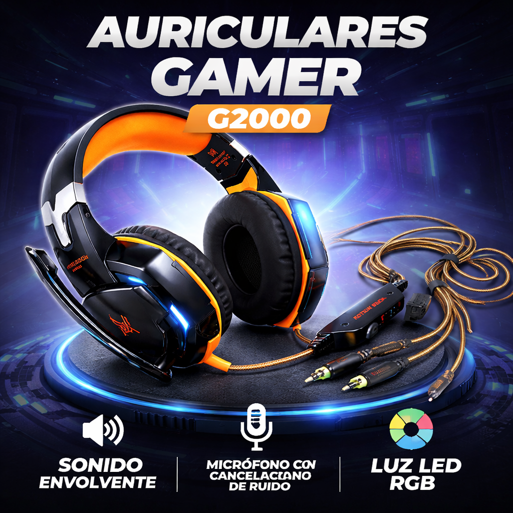 Auriculares Gamer con Micrófono G2000 G1