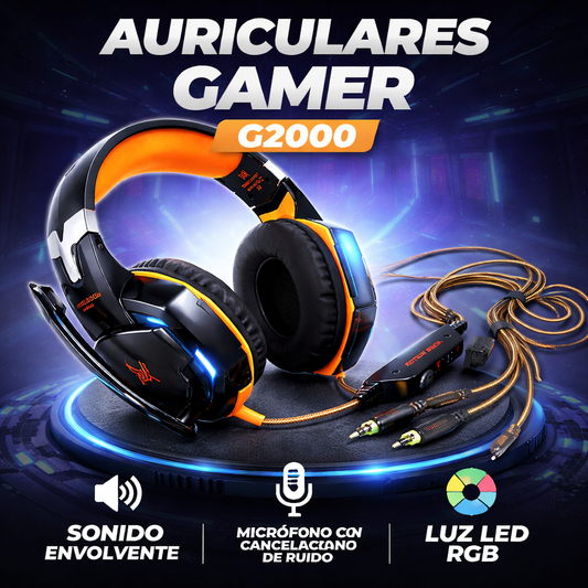 Auriculares Gamer con Micrófono G2000 G1
