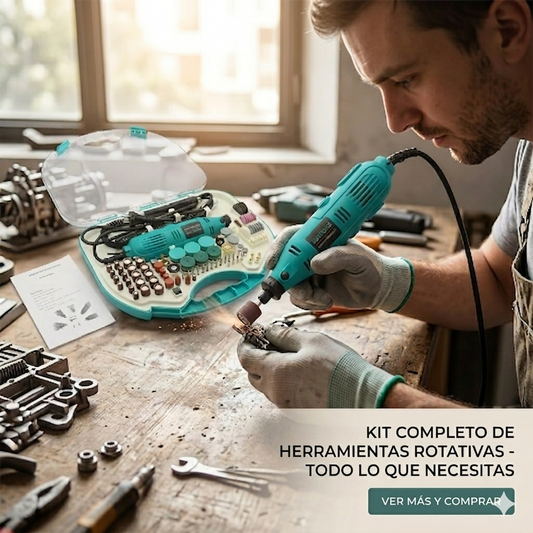 Kit caja 211 pcs torno mandril tipo Dremel
