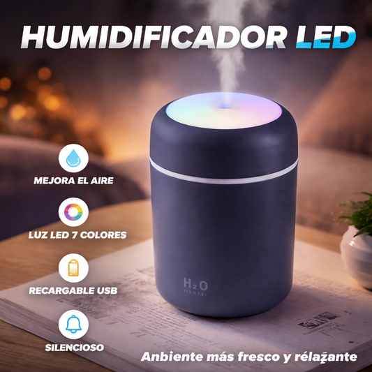 Humidificador de ambientes para esencias y purificador de aire