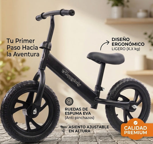 Bicicleta De Aprendizaje Para Niño/a color negro